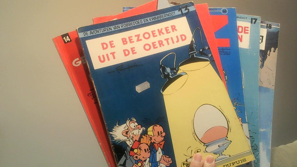 robbedoes en kwabbernoot nr 13-14-15-16-17-18, Meerdere stripboeken, Verzenden, Zo goed als nieuw
