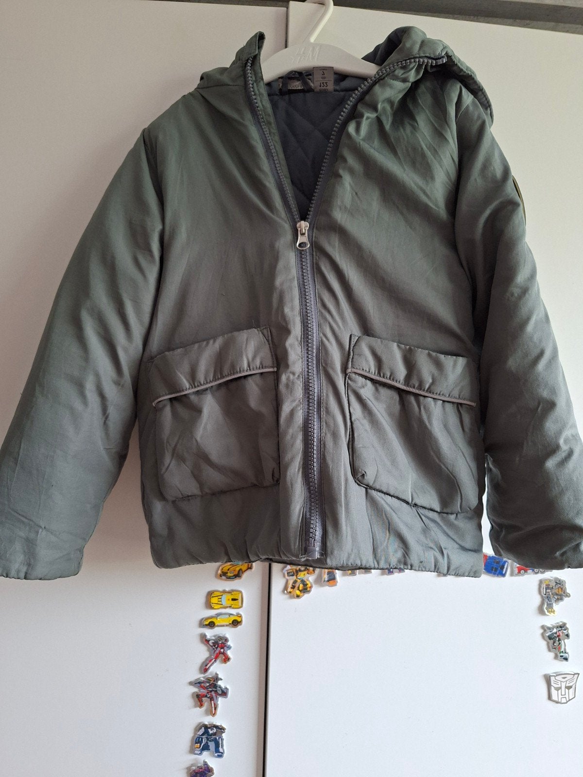 H&M gewatteerde jas maat 122 (7 jaar), Kinderen en Baby's, Kinderkleding | Maat 122, Gebruikt, Jongen of Meisje, H&M, Ophalen of Verzenden