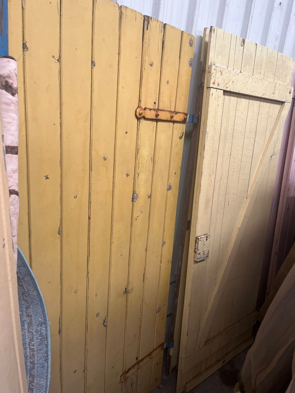 6 decoratieve deuren uit oude strandhuisjes, Ophalen, Gebruikt, Minder dan 80 cm, Overige typen