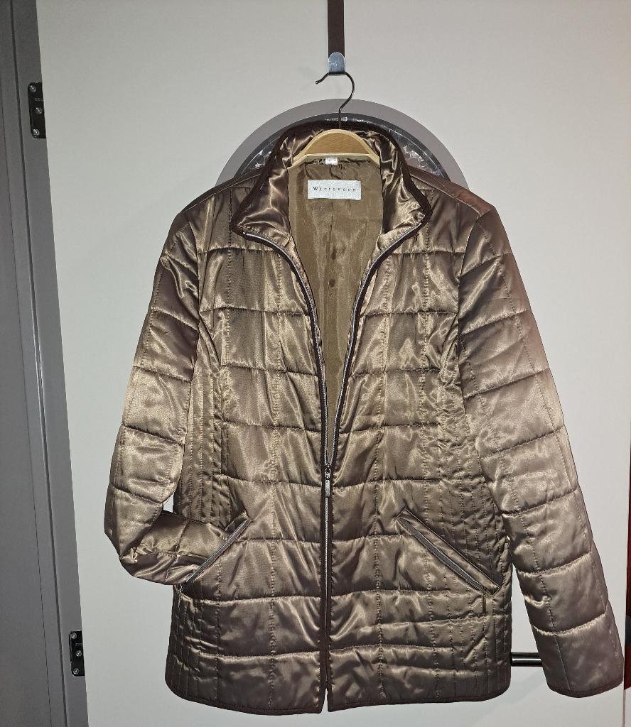 Witteveen jas mt 44, ook tussenseizoen, Kleding | Dames, Bruin, Maat 42/44 (L), Ophalen of Verzenden, Zo goed als nieuw