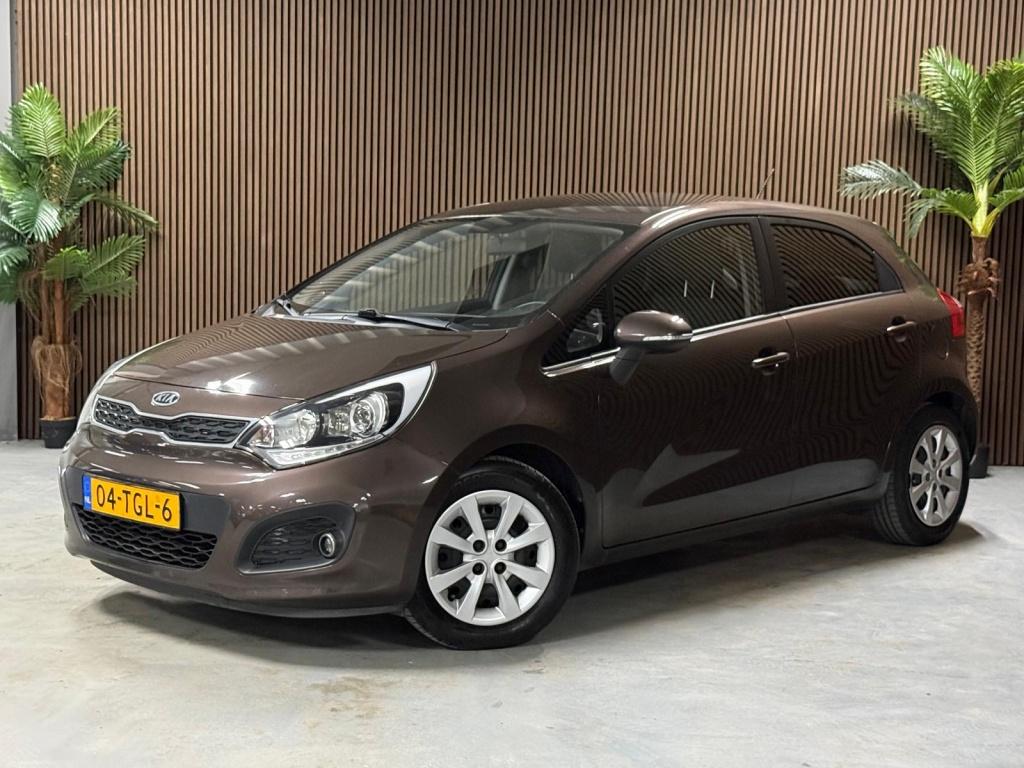 Kia Rio 1.2 CVVT Plus Pack (bj 2012), Auto's, Kia, 21 km/l, Euro 5, 4 cilinders, Bruin