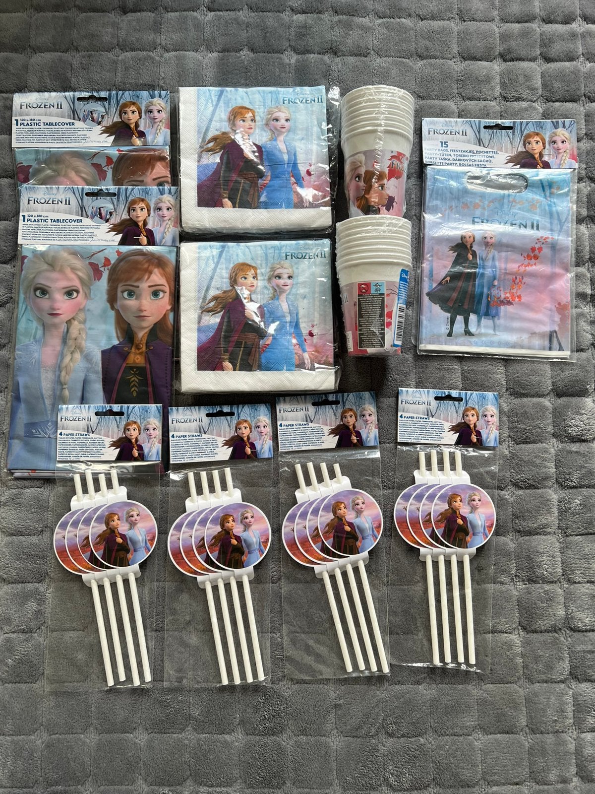 Disney Frozen II Feestdecoratie Pakket - Verjaardag, Ophalen of Verzenden, Nieuw, Versiering, Verjaardag