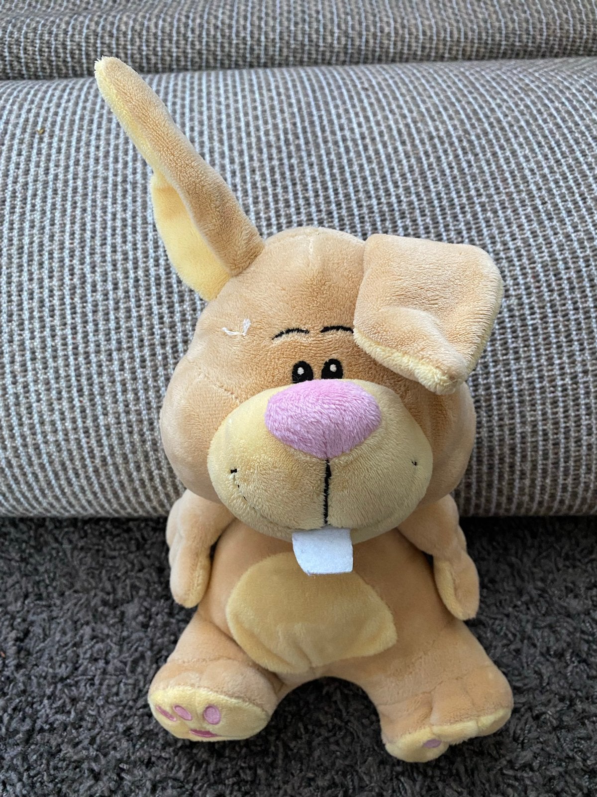 Farmies dierenknuffel konijn, Ophalen of Verzenden, Zo goed als nieuw, Konijn