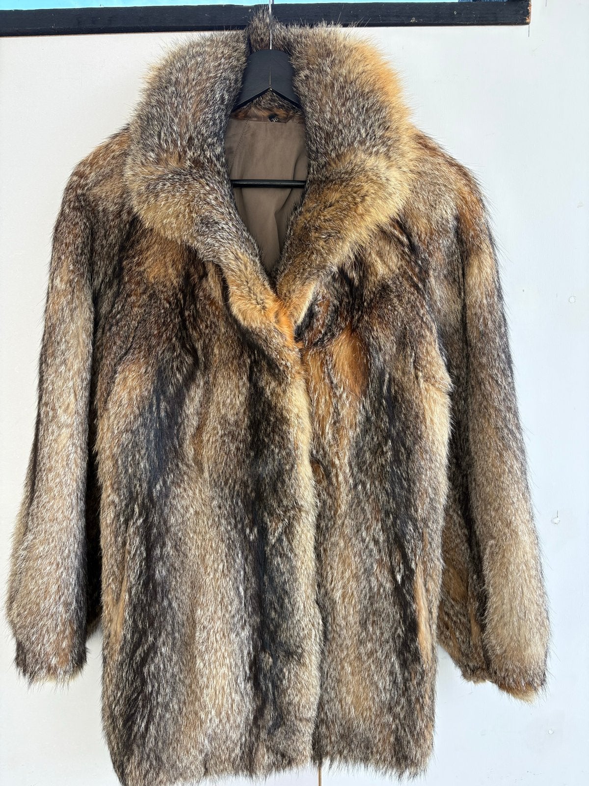 Vossen bontjas maat 36, Kleding | Dames, Ophalen of Verzenden, Zo goed als nieuw, Maat 36 (S), Bruin