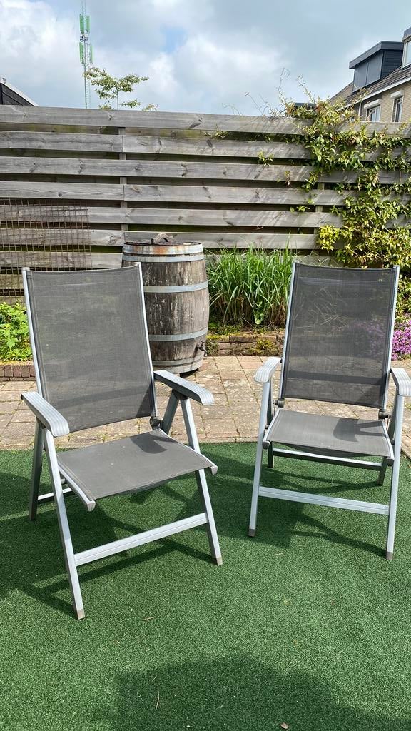 Kettler tuinstoelen standen, Tuin en Terras, Tuinstoelen, Ophalen, Gebruikt, Metaal