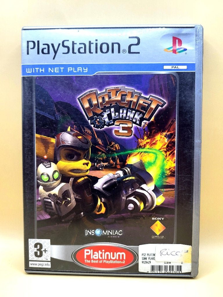 Ratchet & Clank 3 Platinum - PlayStation 2 - PS2, Avontuur en Actie, 1 speler, Sony support, Taurusavenue 16 Hoofddorp