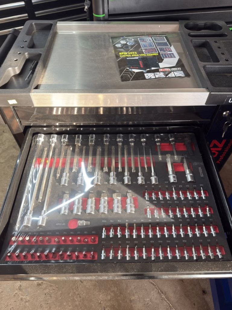 gevulde gereedschapswagen nieuw 419 delig gereedschapskist, Ophalen, ., Nieuw, .