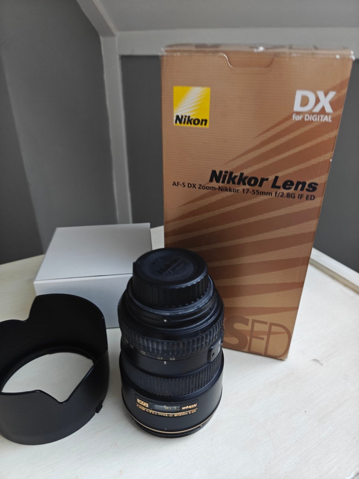 Nikon AF-S DX NIKKOR 17-55mm f/2.8G IF-ED, Ophalen, Zo goed als nieuw, Nikon