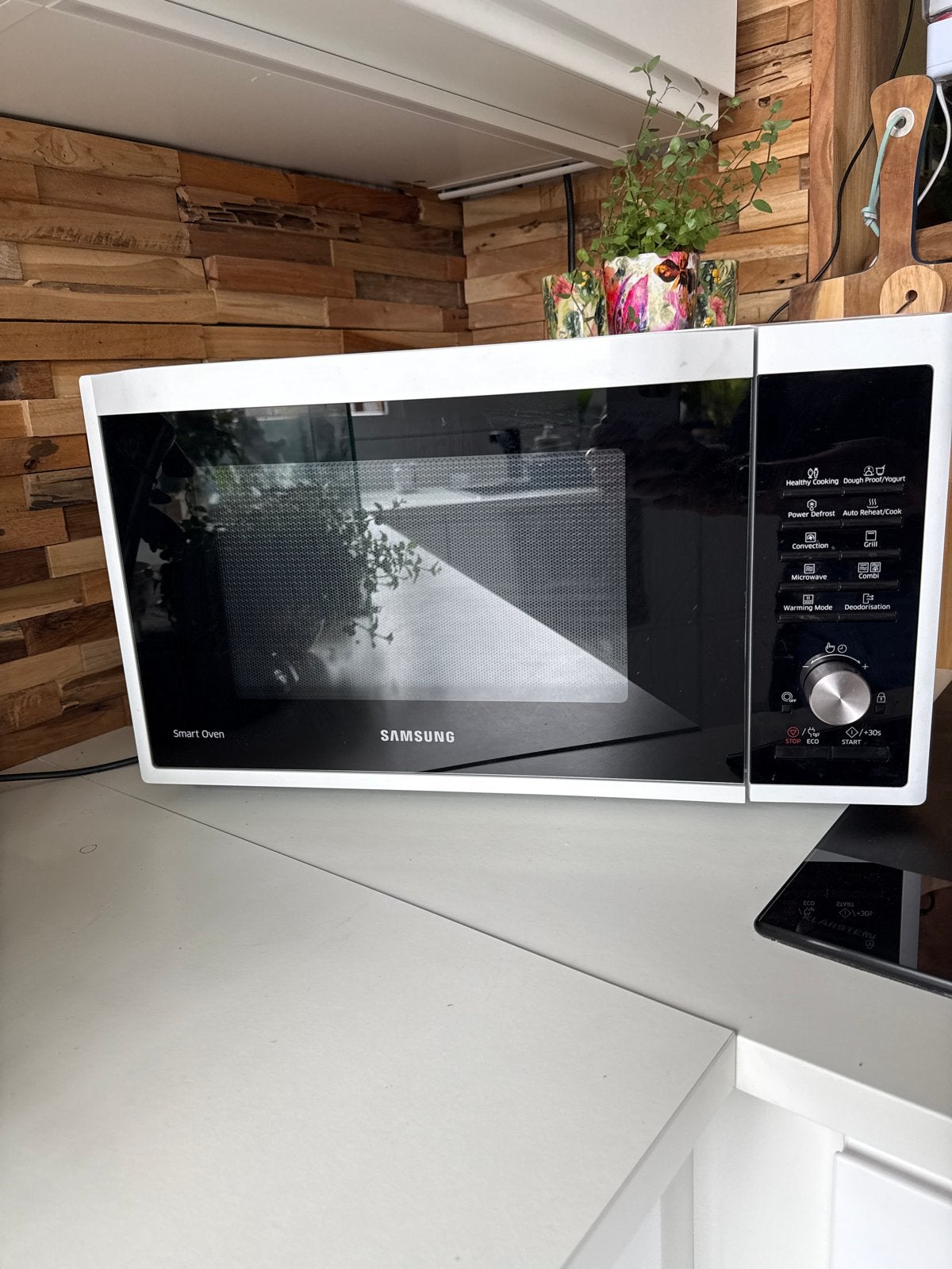 Samsung Smart Oven Combimagnetron - Wit, Witgoed en Apparatuur, Magnetrons, Gebruikt, Vrijstaand, Combimagnetron, 45 tot 60 cm