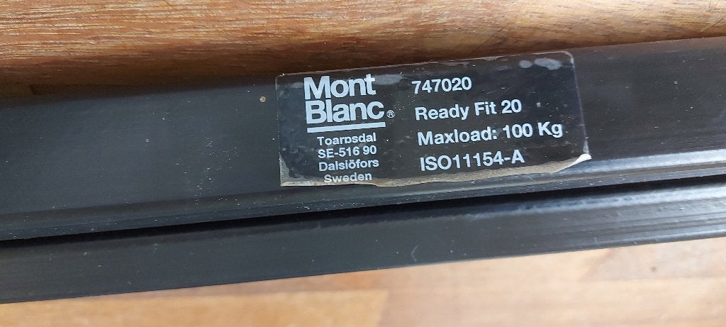montblanc 747020 dakdrager, Auto diversen, Dakdragers, Ophalen, Gebruikt