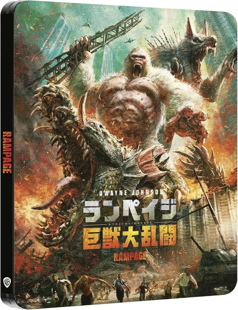 Rampage 4K Steelbook Japans artwork NLO 334221, Ophalen of Verzenden, Nieuw in verpakking, Horror