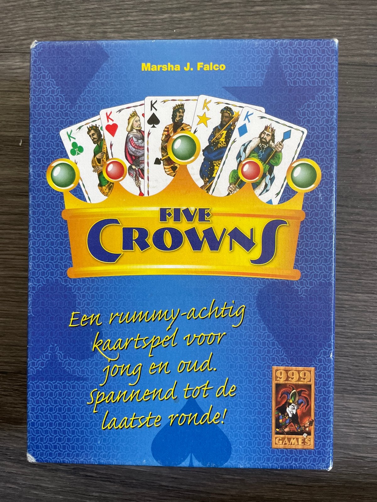 Five Crowns Kaartspel - Rummy-achtig voor Jong en Oud, Drie of vier spelers, Ophalen, Gebruikt