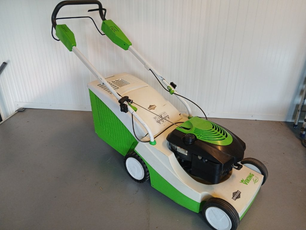 Viking (Stihl) MB455c motormaaier zelfrijdend, Ophalen, Cirkelmaaier, Versnellingen, Benzine-grasmaaier