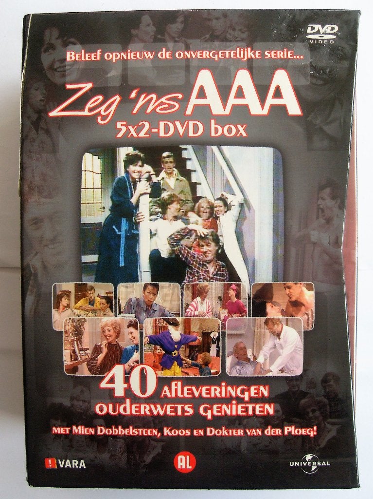 Zeg eens AAA - complete serie (originele dvd's)  1 2 3 4 5, Alle leeftijden, Zo goed als nieuw, Komedie, Seizoen 3