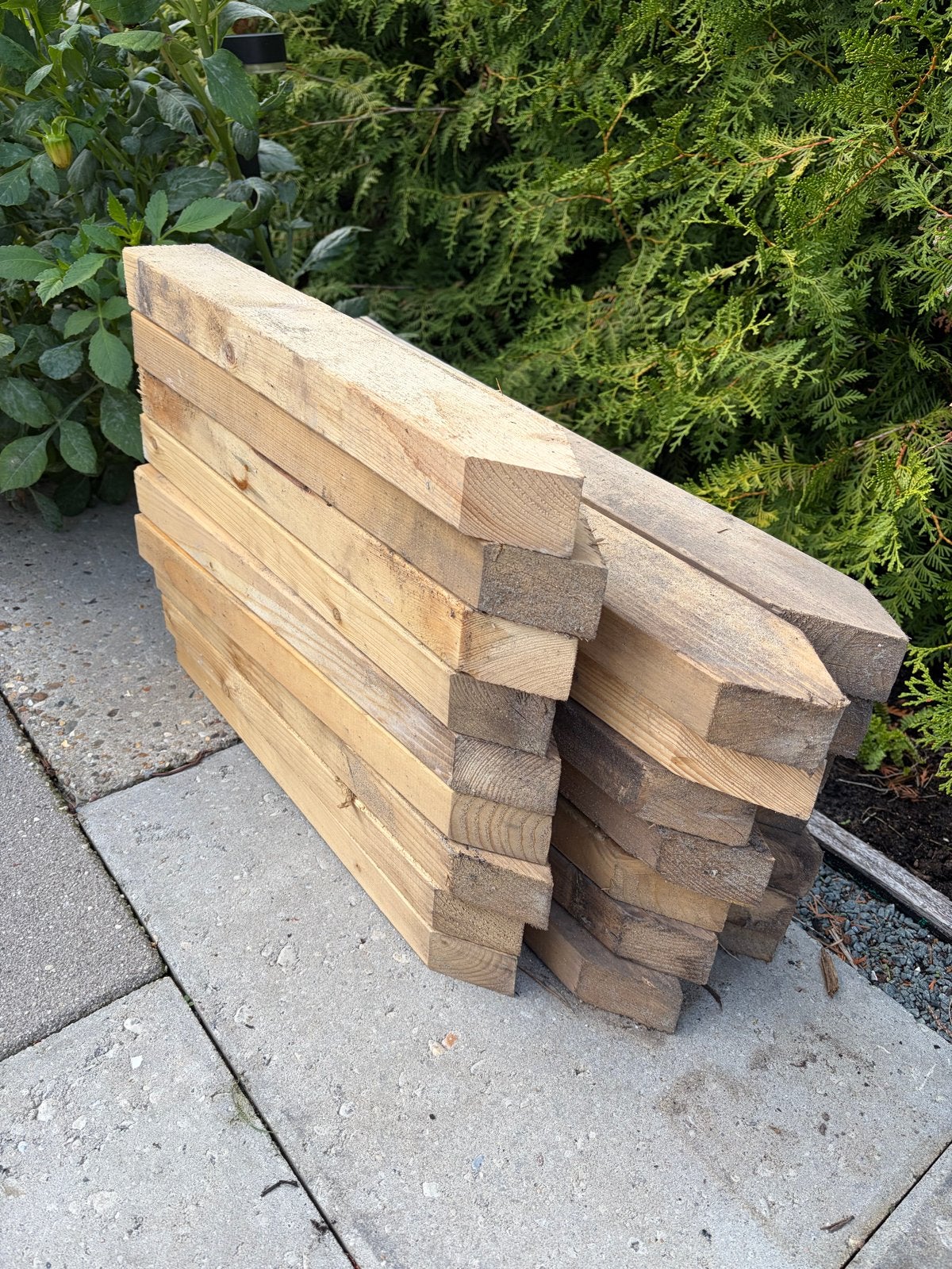 Piketpaaltjes - Diverse maten beschikbaar, Ophalen, Gebruikt, Minder dan 180 cm, Palen