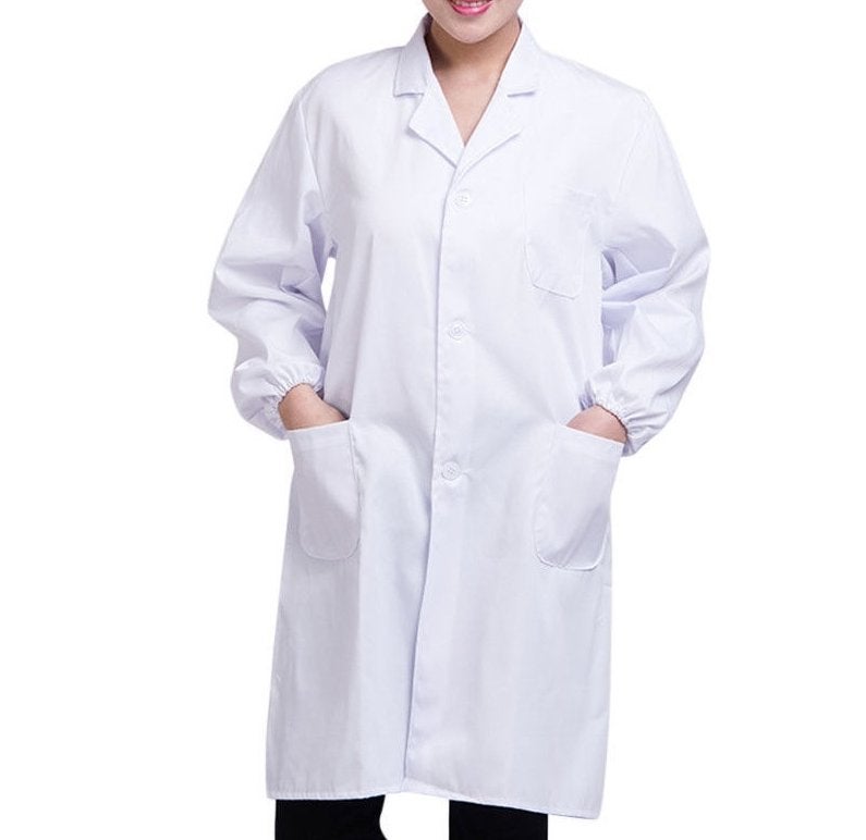 Laboratorium jas (dokter ziekenhuis verpleegster uniform), Verzenden, Nieuw