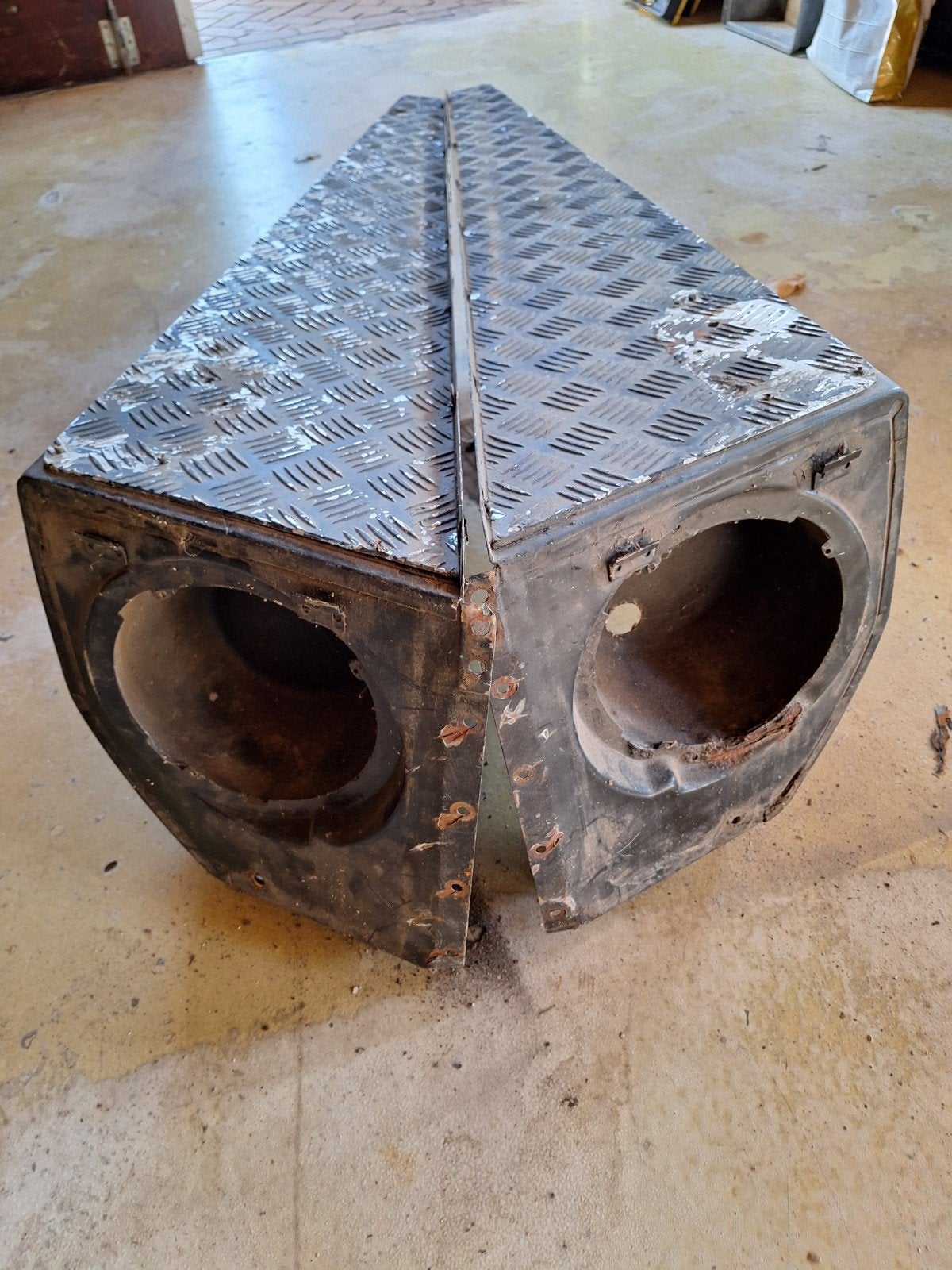 spatborden met aluminium traanplaat bescherming, Ophalen, Spatbord, Achter, Gebruikt