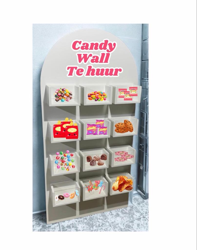 Candy wall te huur, Ophalen of Verzenden, Zo goed als nieuw