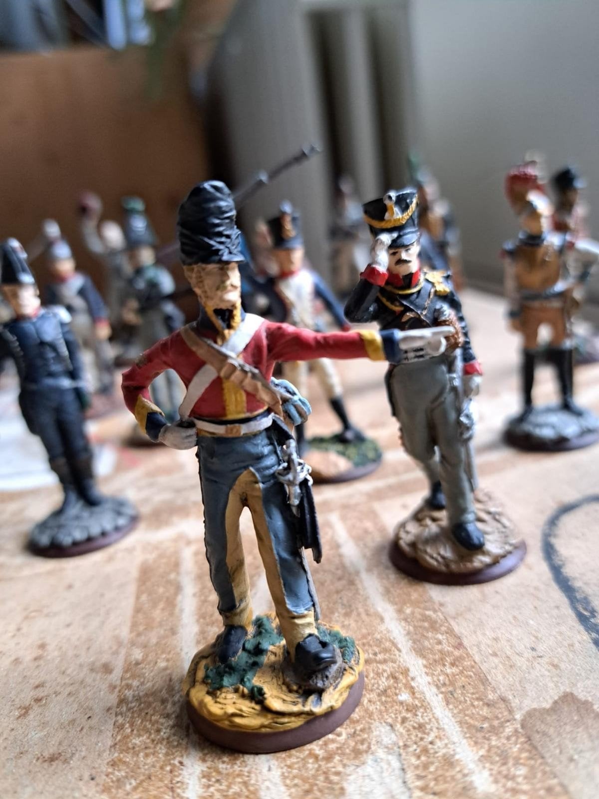 Franklin Mint Waterloo Regiments -50 figuren, Verzamelen, Ophalen of Verzenden, Gebruikt