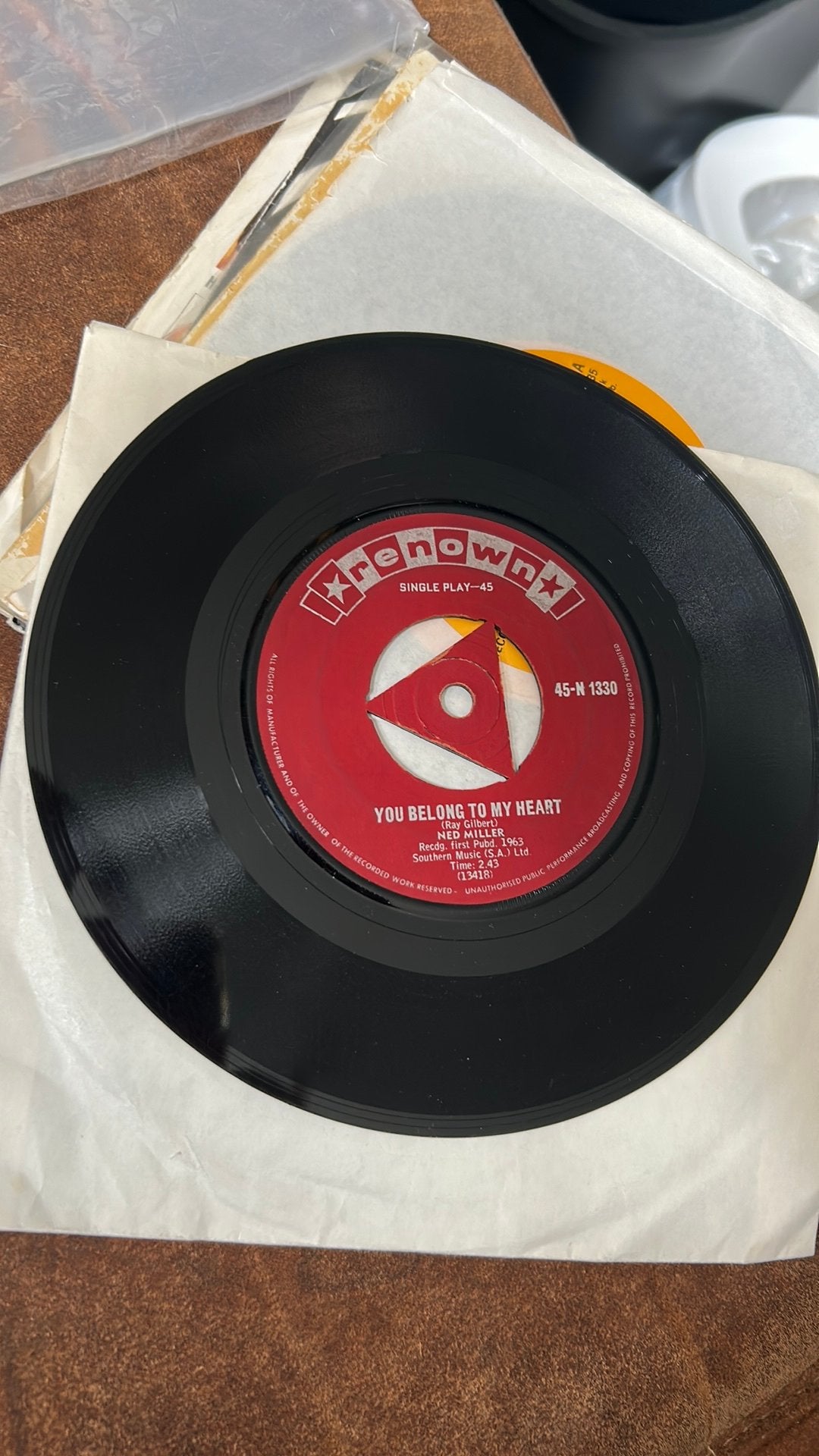 Ned Miller - you belong to my heart, Ophalen of Verzenden, Zo goed als nieuw, Pop