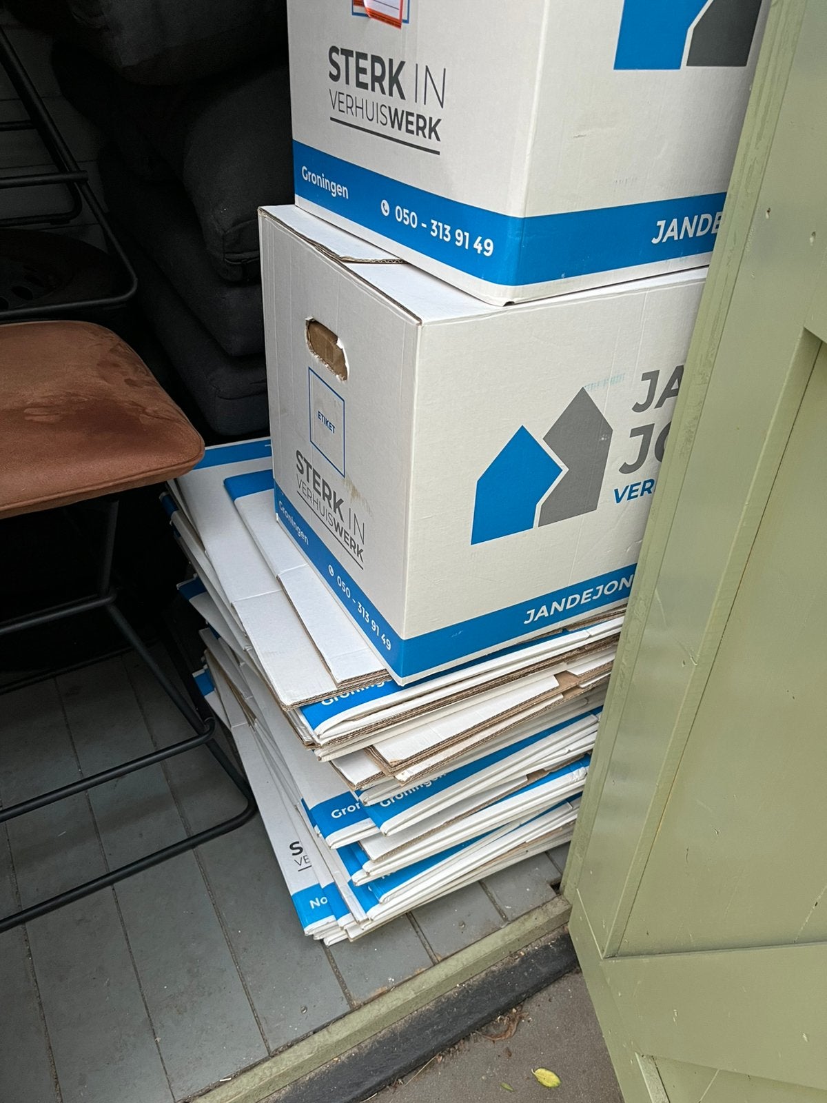 30-35 lege verhuisdozen, Ophalen, Doos, 40 tot 60 cm, 50 tot 75 cm