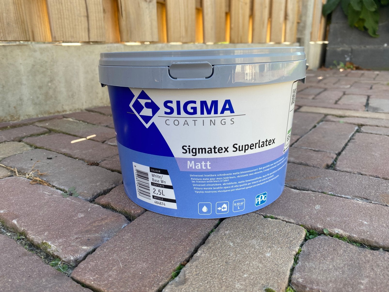 Sigma Sigmatex Superlatex Matt 2,5L - Sandy Beach (Flexa), Beige, Nieuw, Ophalen of Verzenden, Verf