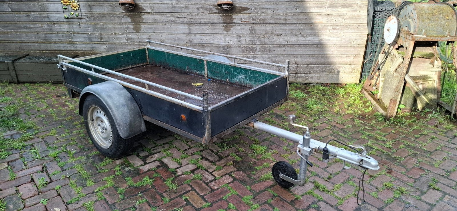 Aanhanger ongeremd, Ophalen, Gebruikt, Overige typen, 80 kg of meer