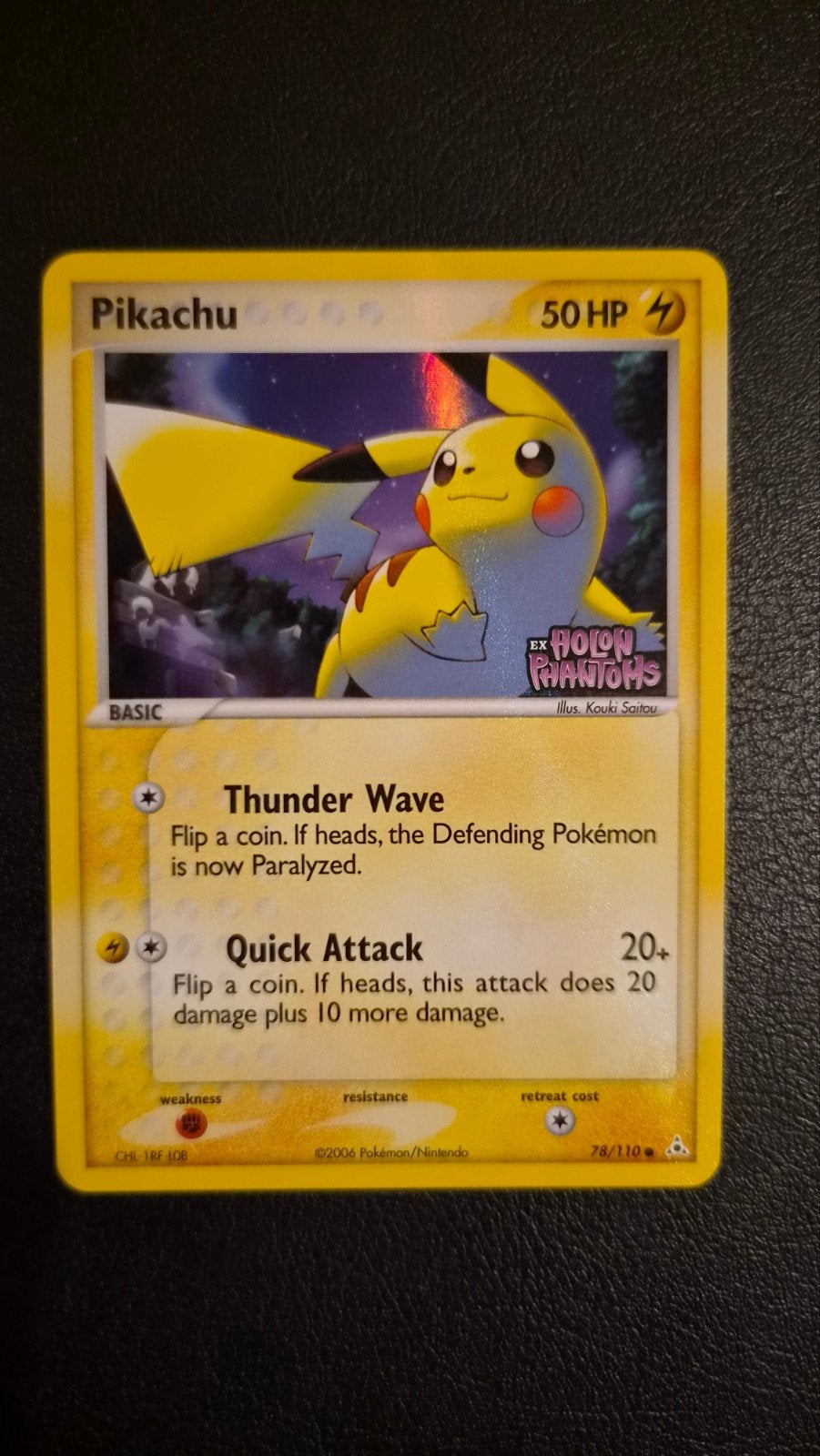 Pikachu Holon Phantoms 78/110 Pokémon Kaart, Hobby en Vrije tijd, Verzamelkaartspellen | Pokémon, Ophalen of Verzenden, Zo goed als nieuw