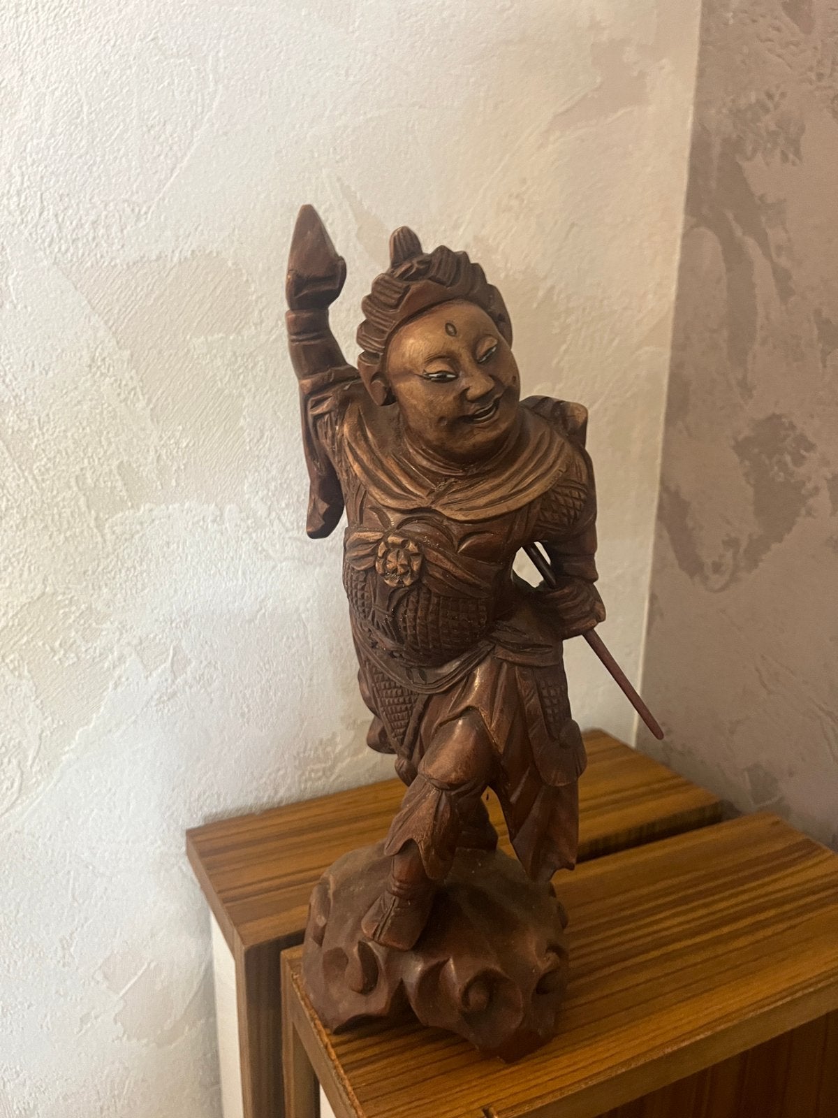 Antiek Chinees / boedha beeld hout, Ophalen