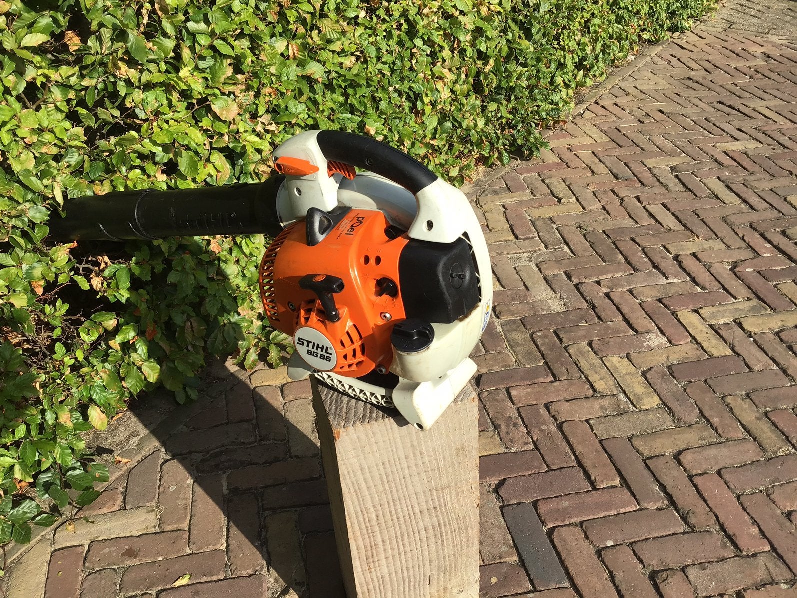 STIHL BG86 bladblazer, Ophalen of Verzenden, Gebruikt, Benzine