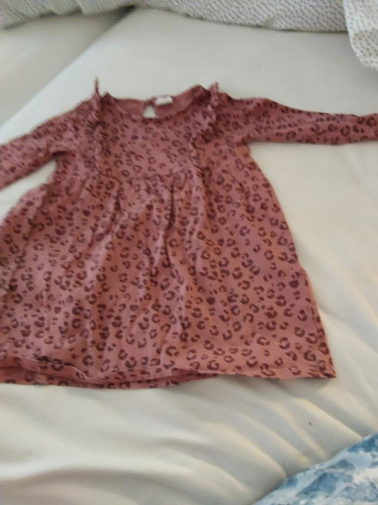 Leopardprint jurkje H&M maat 92, Ophalen, Gebruikt, Meisje, H&M