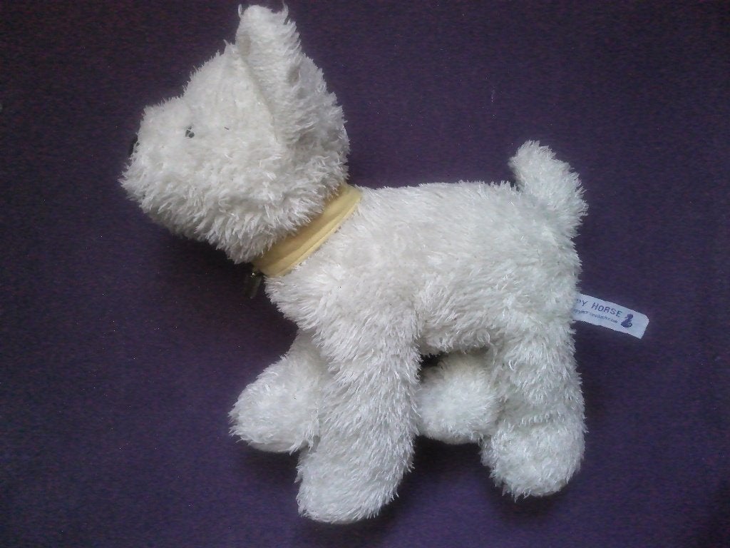 20 JARIGE HAPPY HORSE Knuffel HOND DERWYN UIT 2006. 30 CM, Happy Horse, Nieuw, Met label, Middelgroot (20 tot 80 cm)