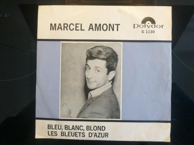 Marcel Amont. Bleu, blanc, blond. / Les bleuets D'Azur., Gebruikt, 7 inch, Single, Ophalen of Verzenden