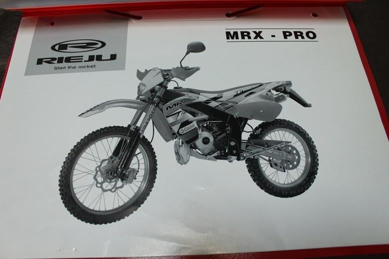 Rieju MRX PRO moped parts list bromfiets onderdelen boek, Ophalen of Verzenden, Gebruikt