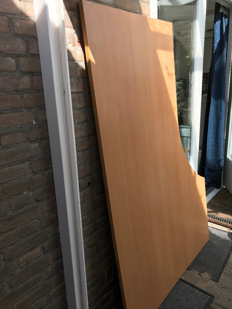 bureau, Huis en Inrichting, Bureaus, Ophalen, Demontabel, Gebruikt, 122 cm