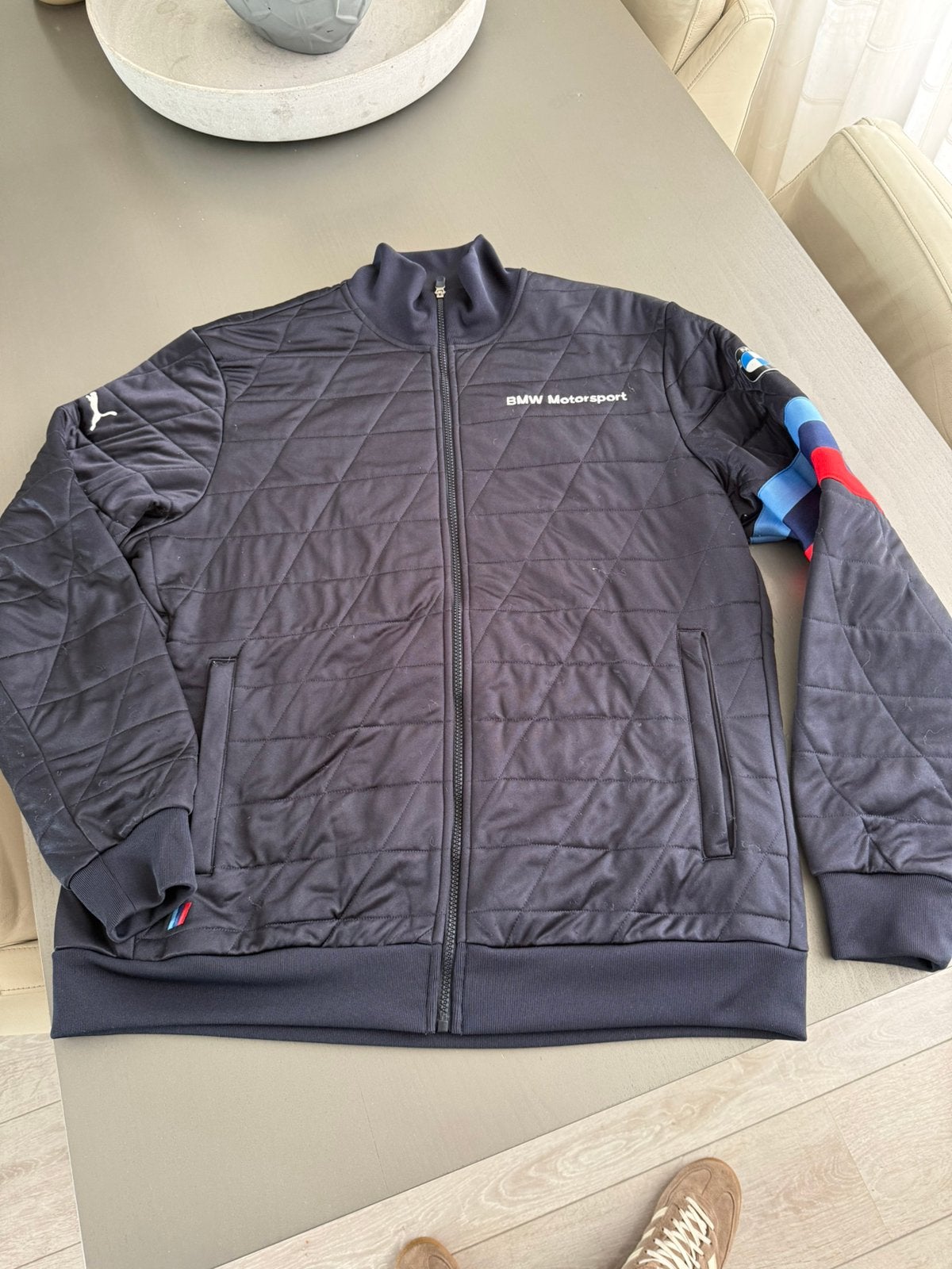 Puma bmw m motorsport vest jasje maat xxl, Kleding | Heren, Ophalen of Verzenden, Zo goed als nieuw, Overige maten, Blauw