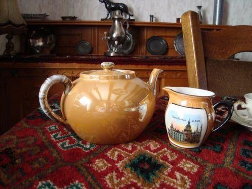 theepot en melkkan, Antiek en Kunst, Antiek | Keramiek en Aardewerk, Ophalen of Verzenden