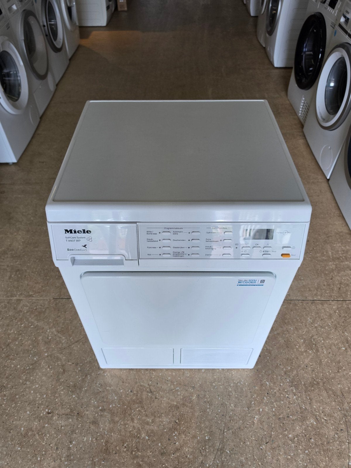 Miele T 8937 Softcare warmtepompdroger | Gratis thuis 🚚✅️, Jirnsum, 6 tot 8 kg, Overige typen, Ophalen of Verzenden