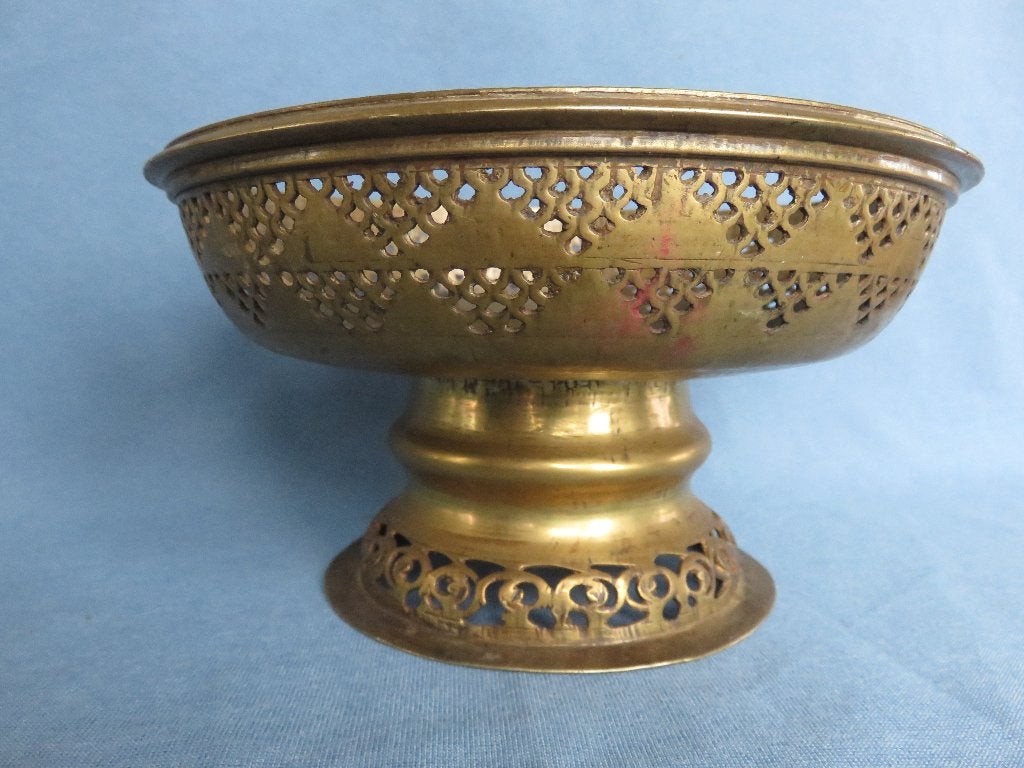 Tempel schaal in brons - 19e eeuw, Ophalen of Verzenden, Brons
