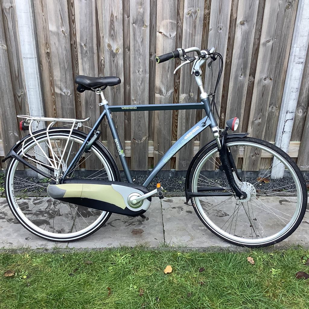 Batavus weekend maat 61 cm, Fietsen en Brommers, Fietsen | Heren | Herenfietsen, Gebruikt, Versnellingen, Batavus, Ophalen of Verzenden