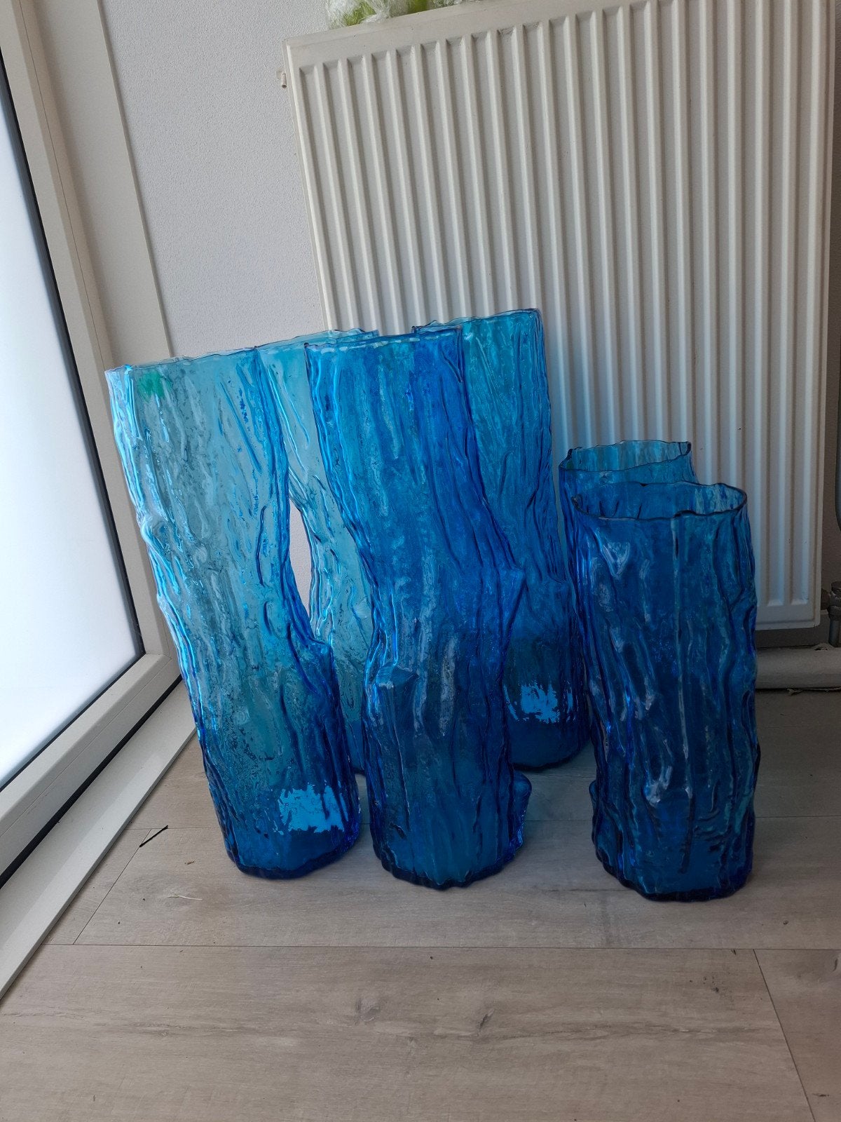 Pols Potten Vazen Blauw, Ophalen of Verzenden