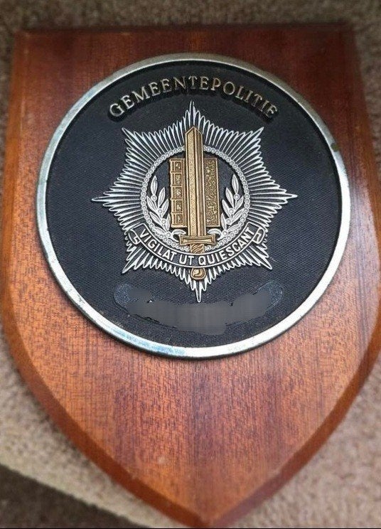 Gezocht Gemeente politie Zwolle schild, Ophalen of Verzenden