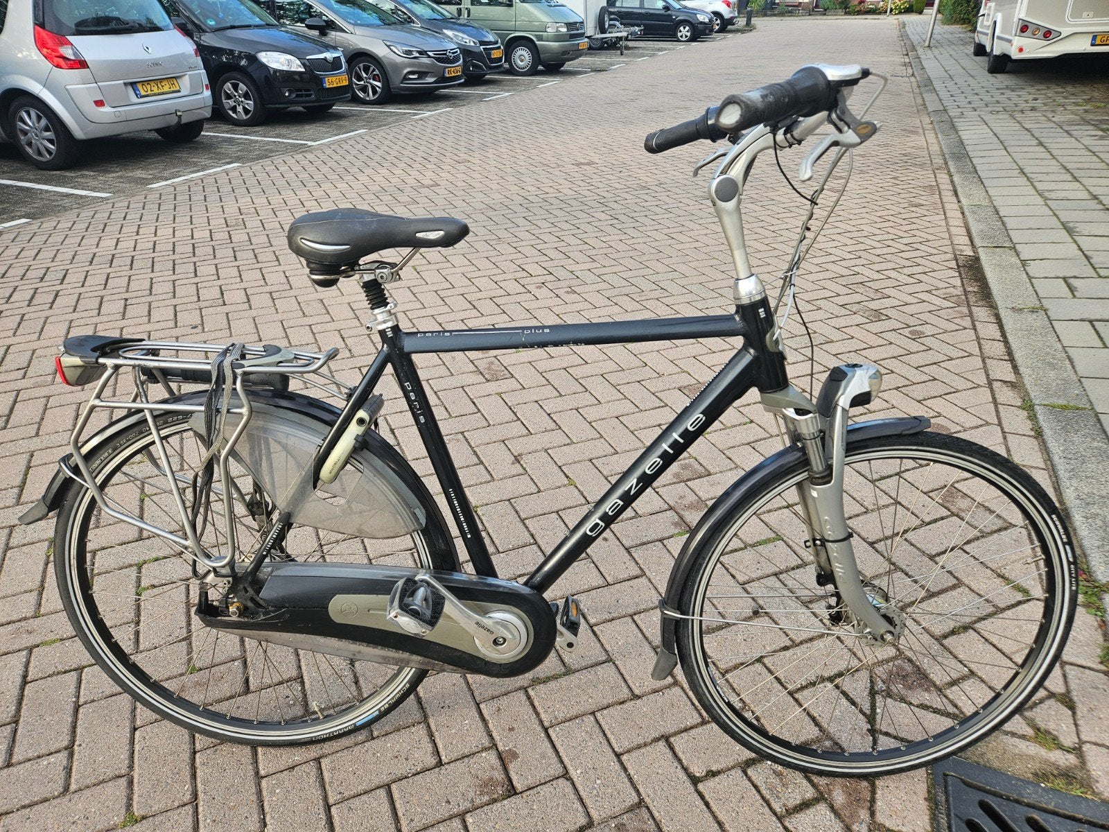 Gazelle herenfiets, 7 versnellingen, framemaat 57 cm, Ophalen, Gebruikt, Versnellingen, 57 tot 61 cm
