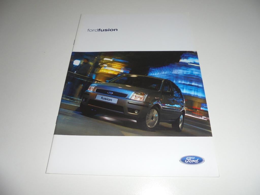 brochure Ford Fusion  2003, Ophalen of Verzenden, Nieuw, Ford