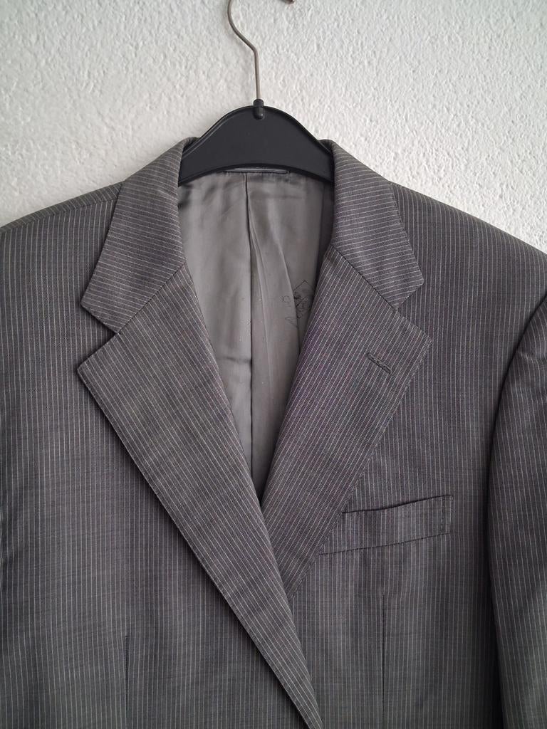 Corneliani colbert grijs gestreept maat 50R, Kleding | Heren, Kostuums en Colberts, Zo goed als nieuw, Maat 52/54 (L), Grijs, Ophalen of Verzenden