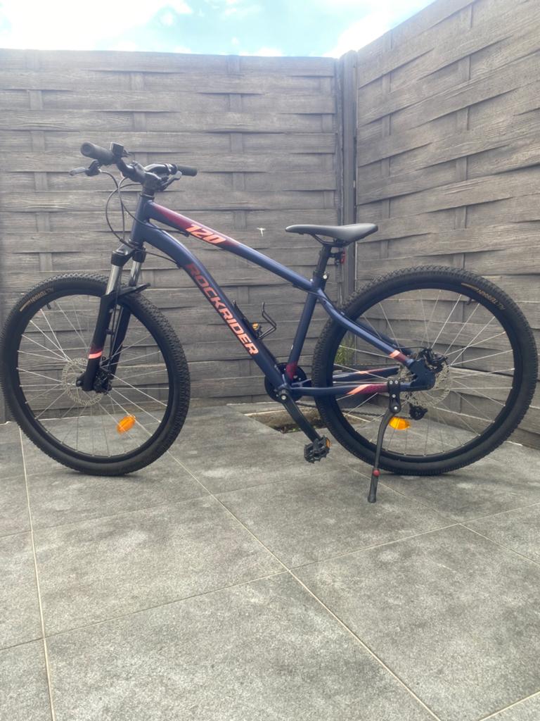 B-Twin Rockrider ST120.   27,5 inch jongensfiets, Fietsen en Brommers, Fietsen | Mountainbikes en ATB, Ophalen, Zo goed als nieuw