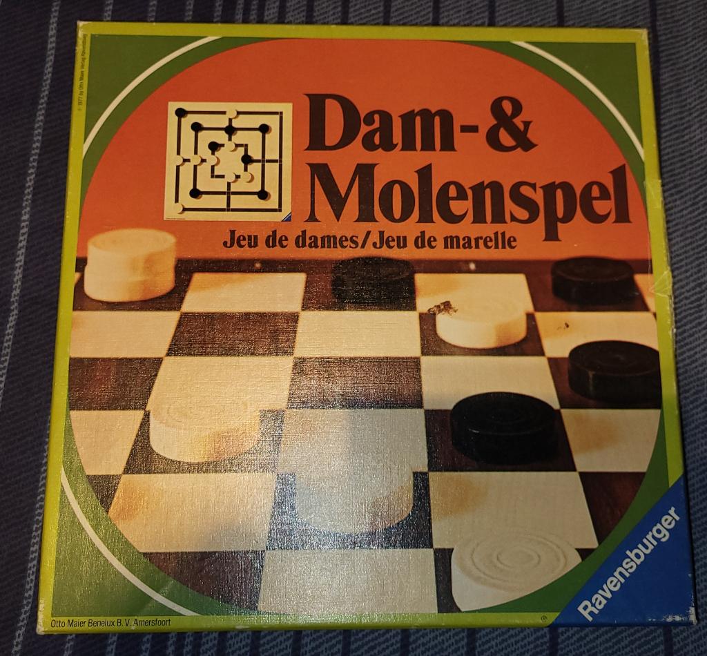 Dam spel, Een of twee spelers, Ophalen of Verzenden, Gebruikt