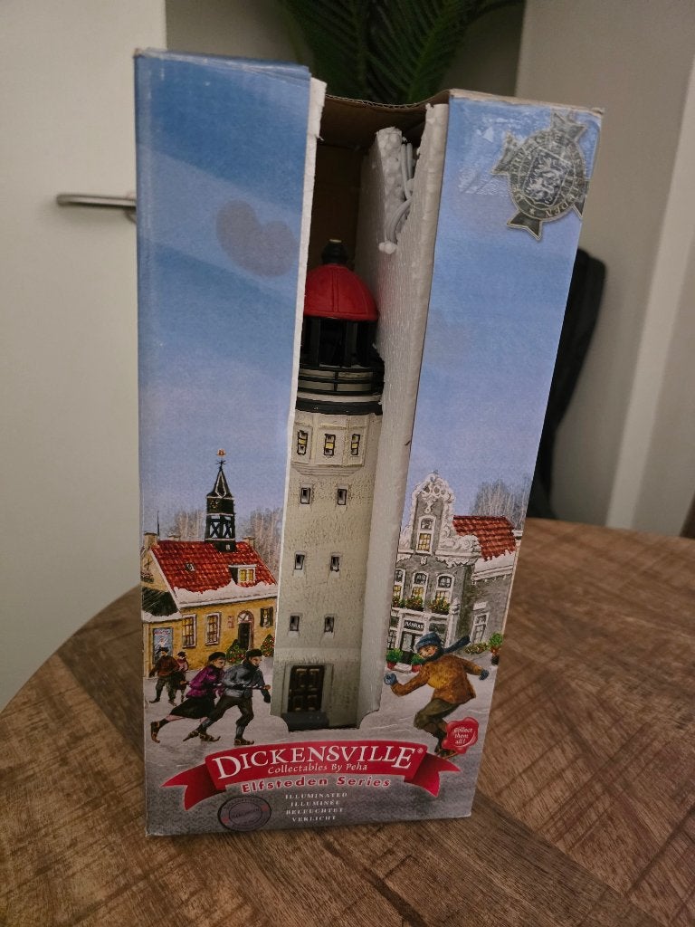 Dickensville vuurtoren Harlingen, Ophalen, Zo goed als nieuw