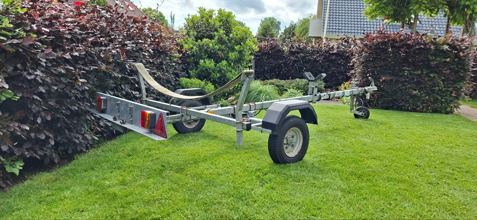 Kalf Trailing Condor boottrailer - Type 200.803.C, Watersport en Boten, Boottrailers, Ophalen, Gebruikt, Minder dan 6 meter