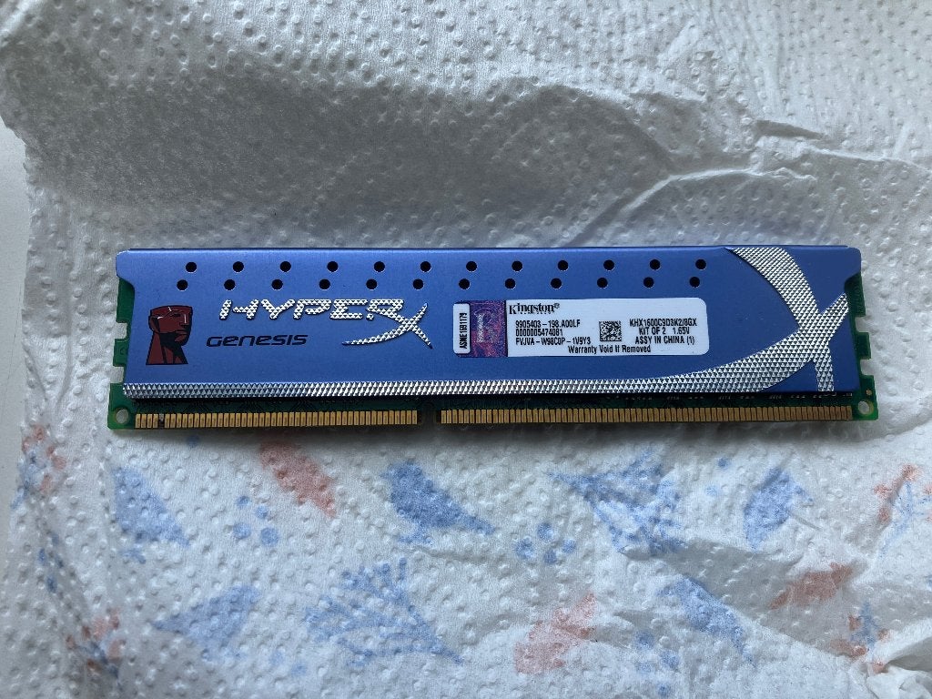 kingston HyperX genesis khx1600c9d3k2/8gx memory geheugen, Computers en Software, RAM geheugen, DDR3, Ophalen of Verzenden, Desktop